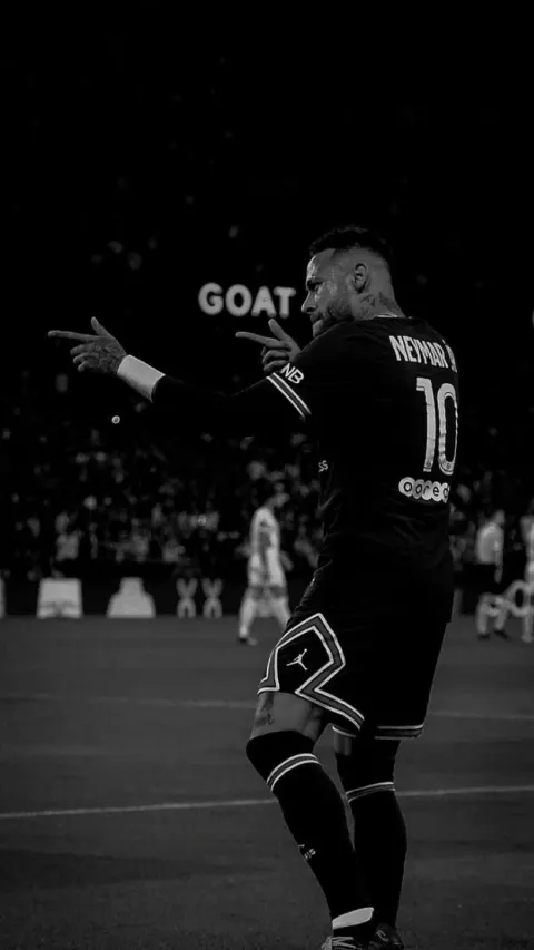 Neymar Jr em Preto e Branco