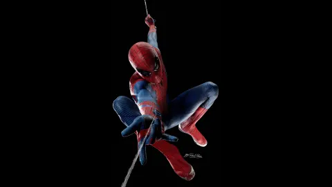Homem-Aranha em pose de ação