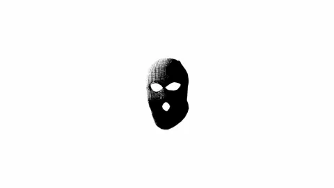 Ícone de Balaclava Minimalista