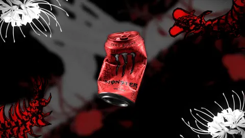 Lata de Monster Energy Red