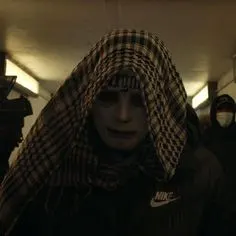 Ícone de personagem com keffiyeh