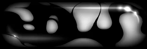 Banner animado abstrato preto e branco
